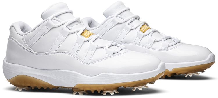 Air Jordan 11 Low Golf Metallic Gold