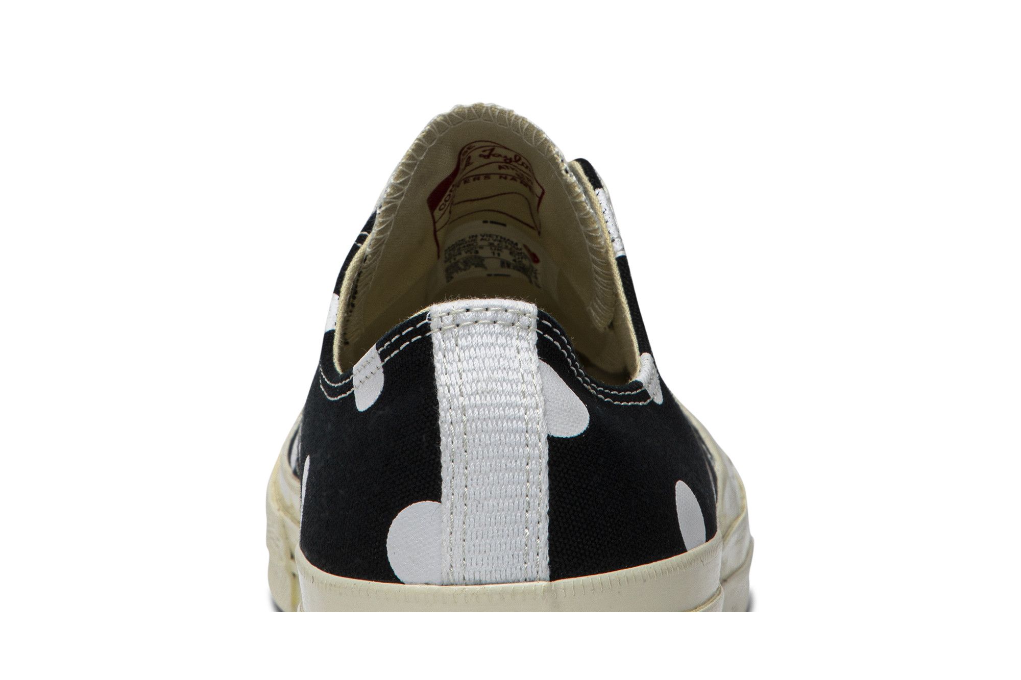 Polka dot comme des garcons shoes top