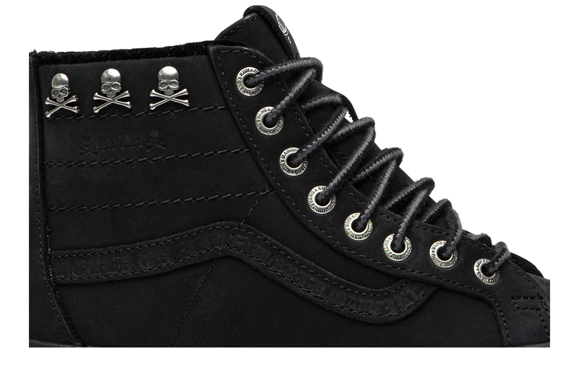 Size 3.5 Kith x Mastermind World x Sk8 Hi Reissue Zip LX Black