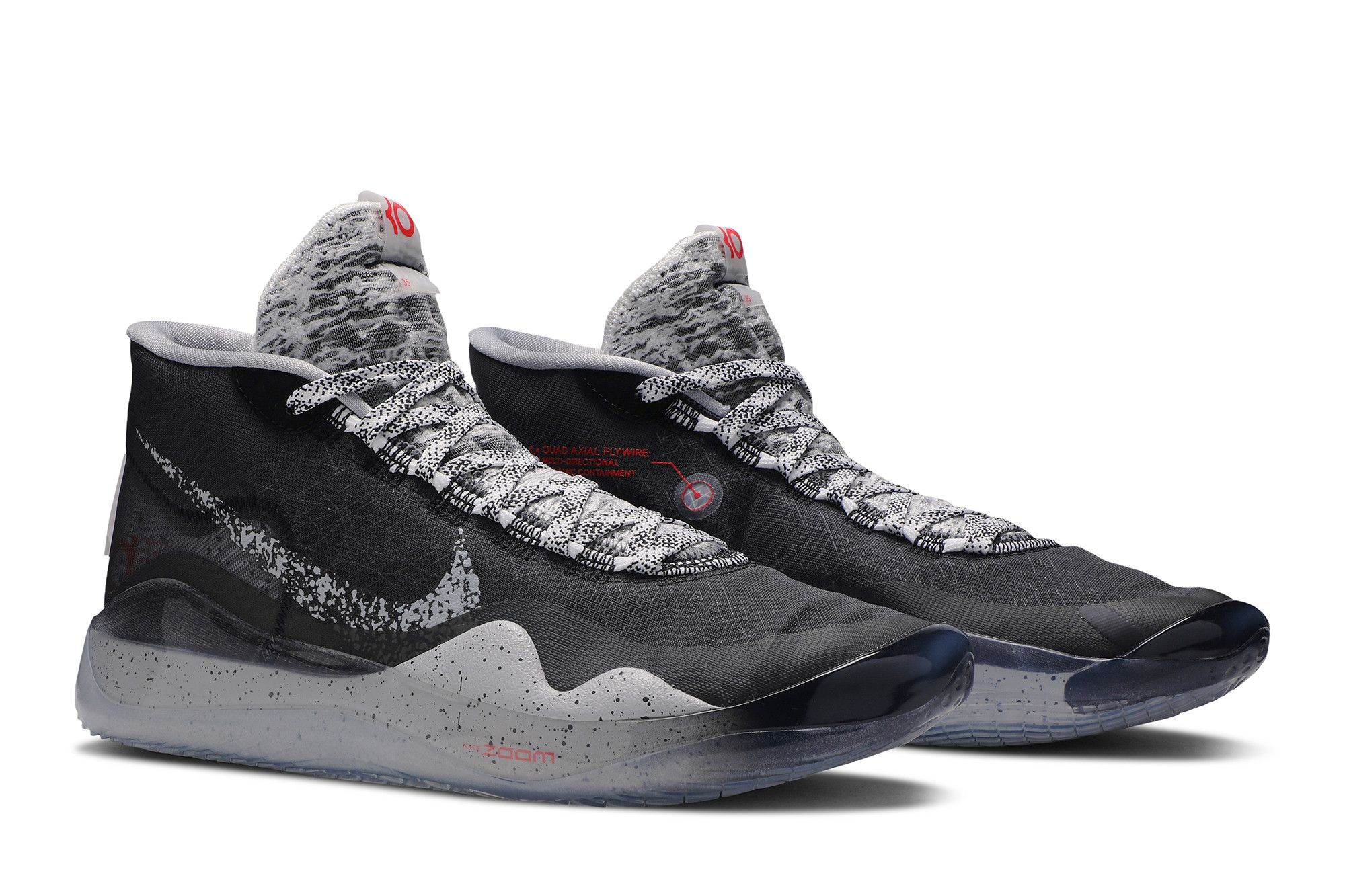 Buy Nike Zoom KD 12 'Black Cement' - AR4229 002 | GOAT CA