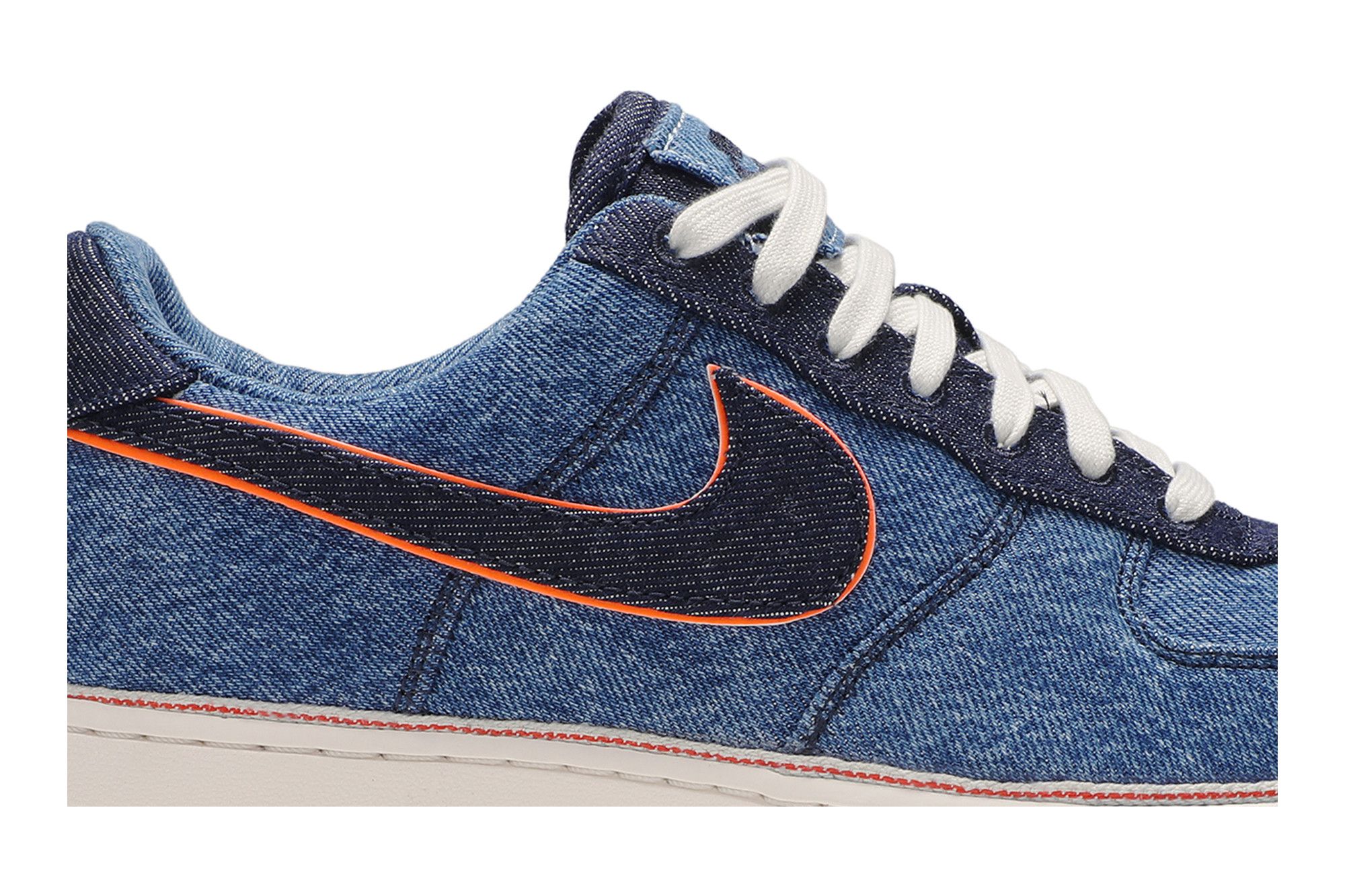 Nike air force 1 stonewash blue clearance