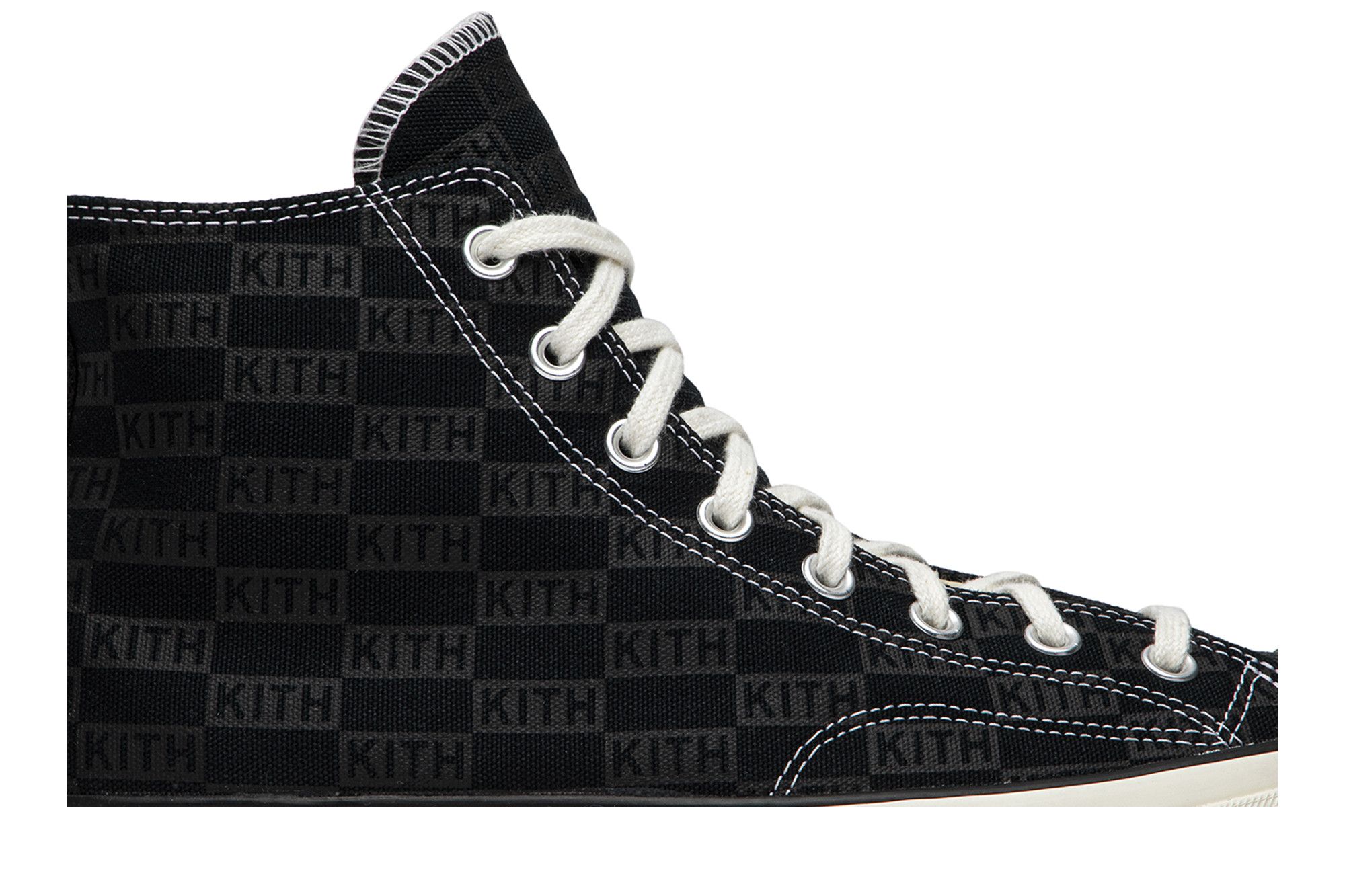 Size 10.0 Kith x Chuck 70 High Black Monogram