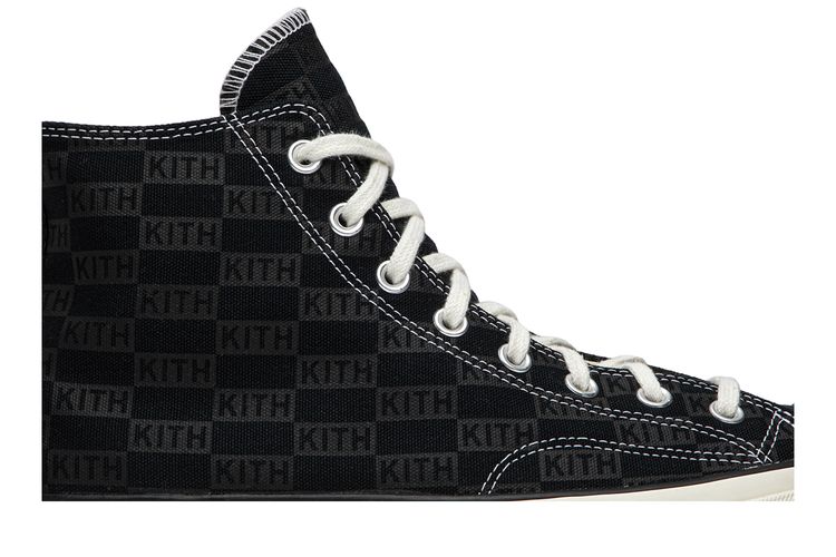 NWOB Converse Chuck 70 x Kith All Star Hi Tops Black All Over Logo Men’s Sz 10.5 Converse | Shoes | Nwob Converse Chuck 7 X Kith All Star Hi  main image 3