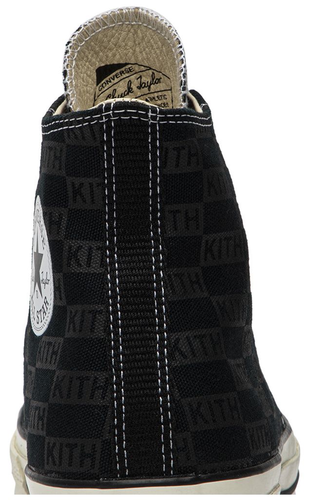 Kith x Chuck 70 High Black Monogram