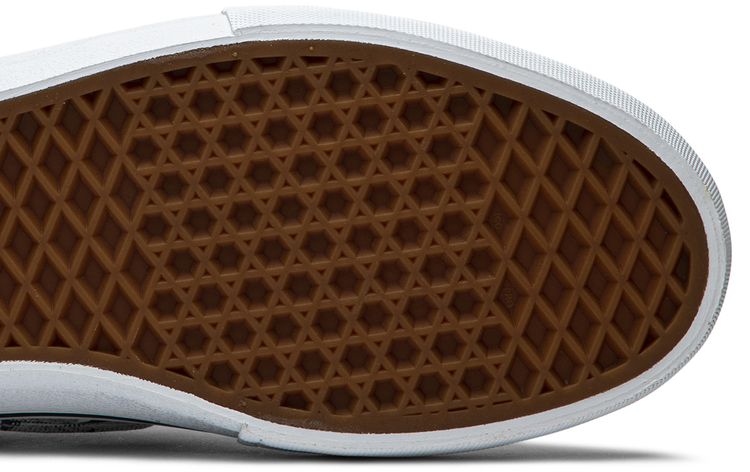 Supreme x Vans Classic Slip On Pro Diamond Plate White