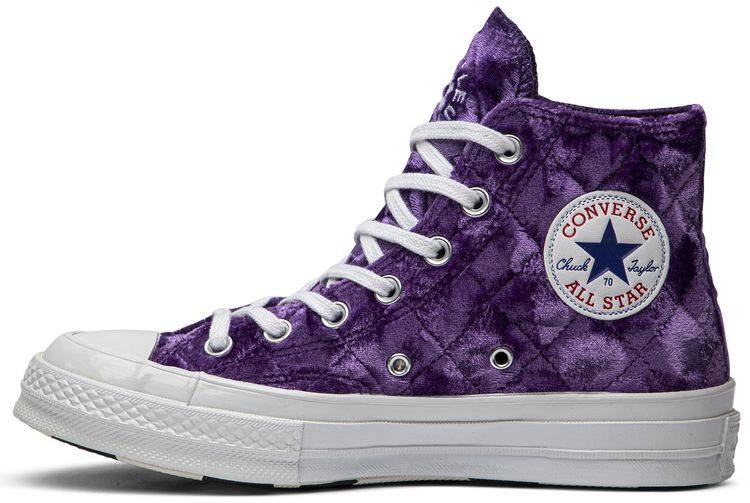 Converse Golf Le Fleur x Chuck 70 Hi Quilted Velvet Tillandsia Purple