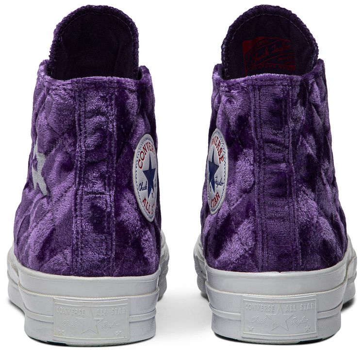 Converse Golf Le Fleur x Chuck 70 Hi Quilted Velvet Tillandsia Purple