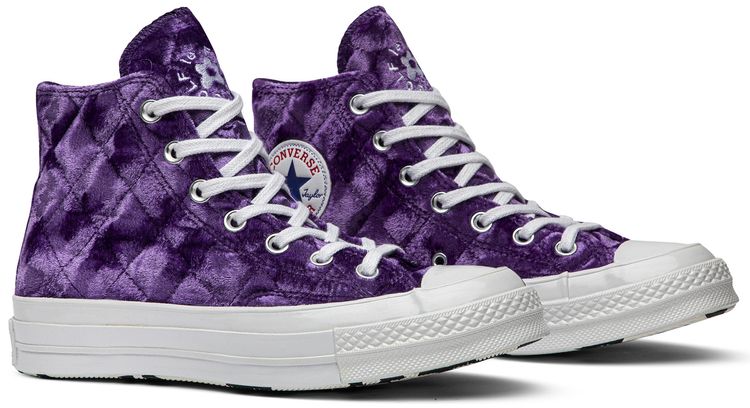 Converse Golf Le Fleur x Chuck 70 Hi Quilted Velvet Tillandsia Purple