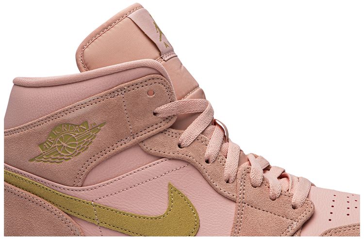 Air Jordan 1 Mid Coral Gold