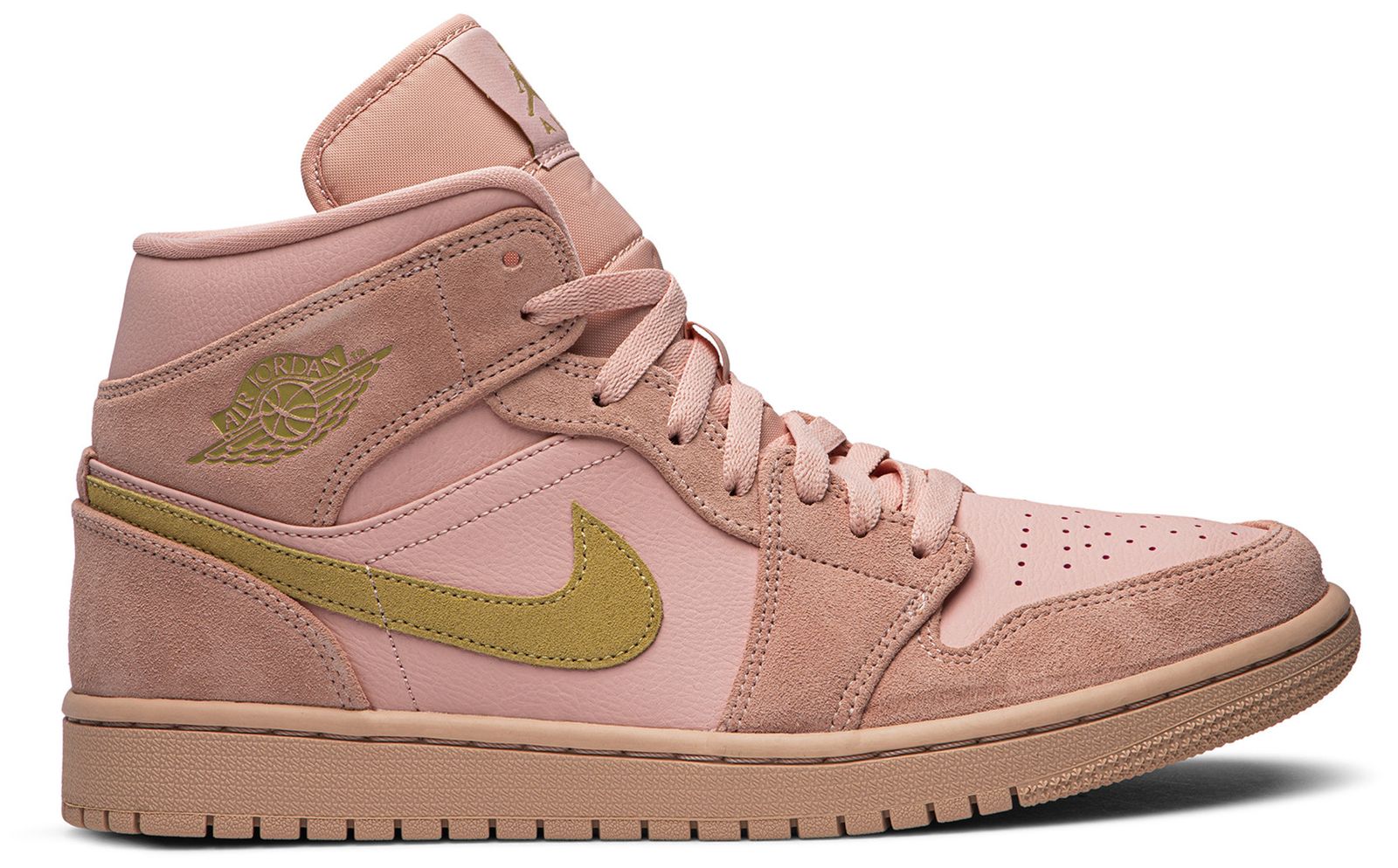 jordan 1 pink and gold