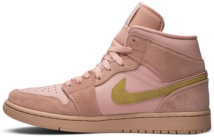 Air Jordan 1 Mid Coral Gold