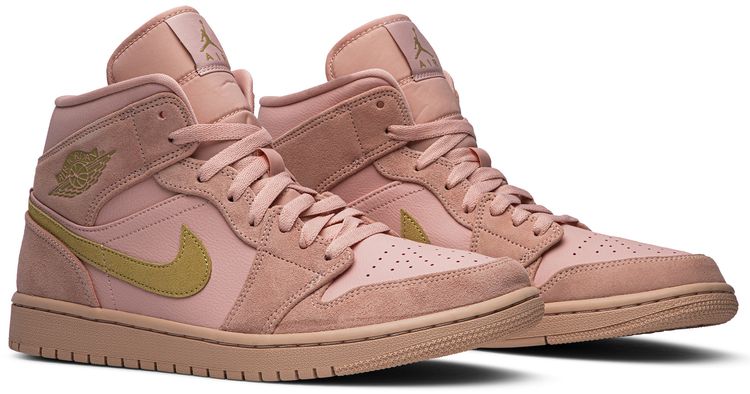 Air Jordan 1 Mid Coral Gold