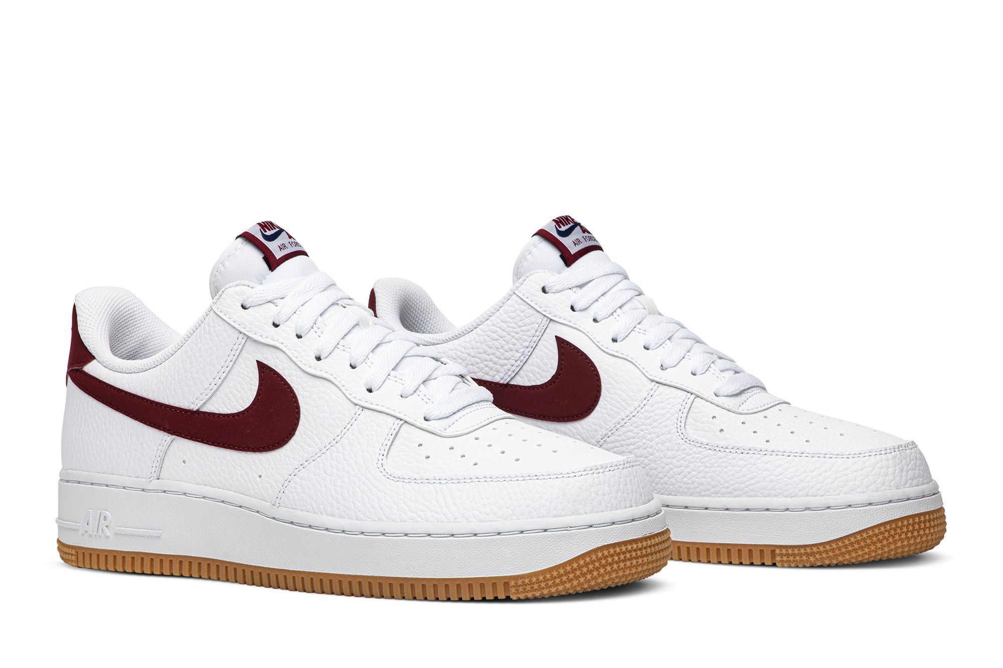 Nike air force 1 low white/red/gum men's shoes top