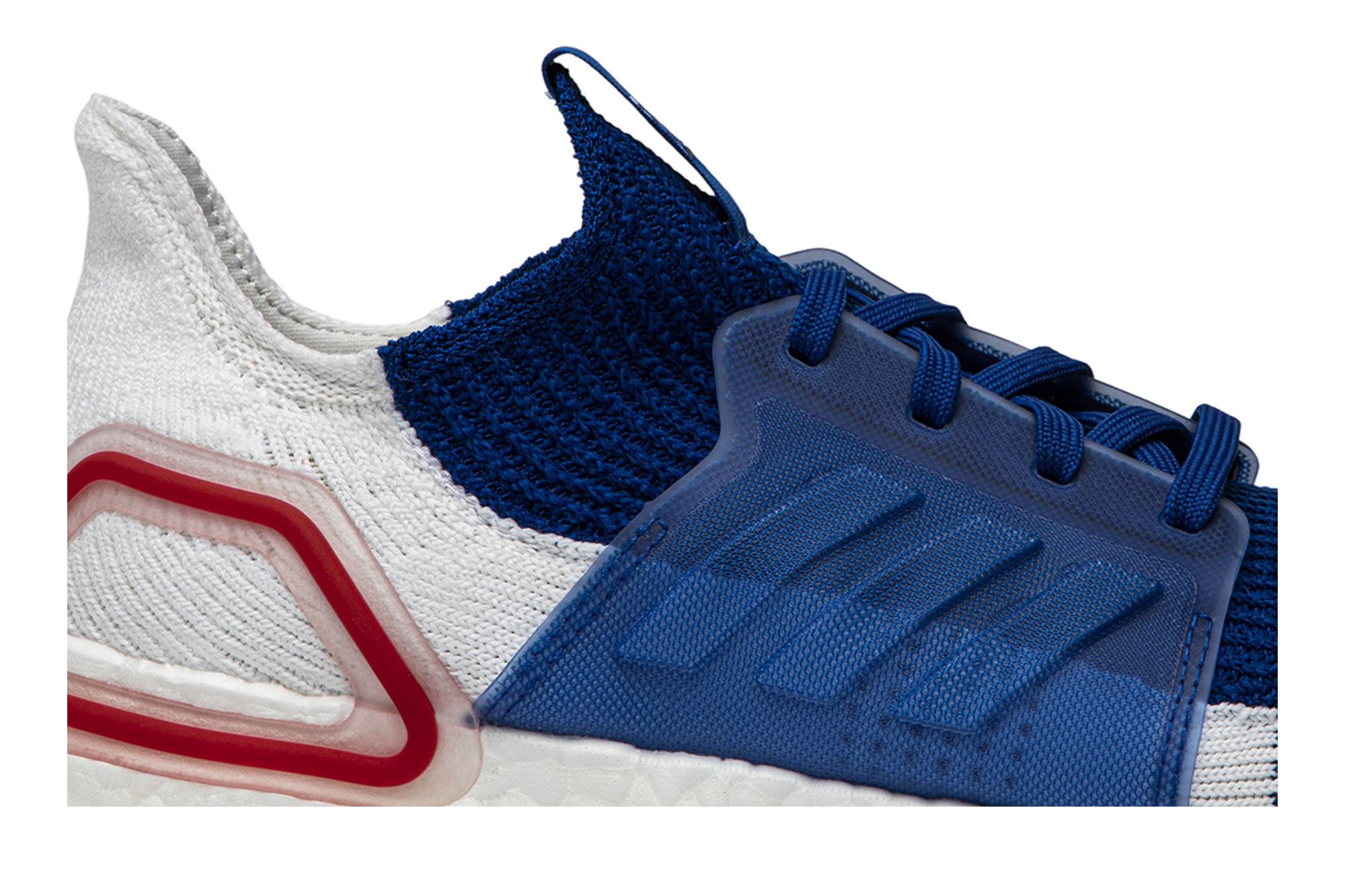 Ultraboost 19 white blue hot sale