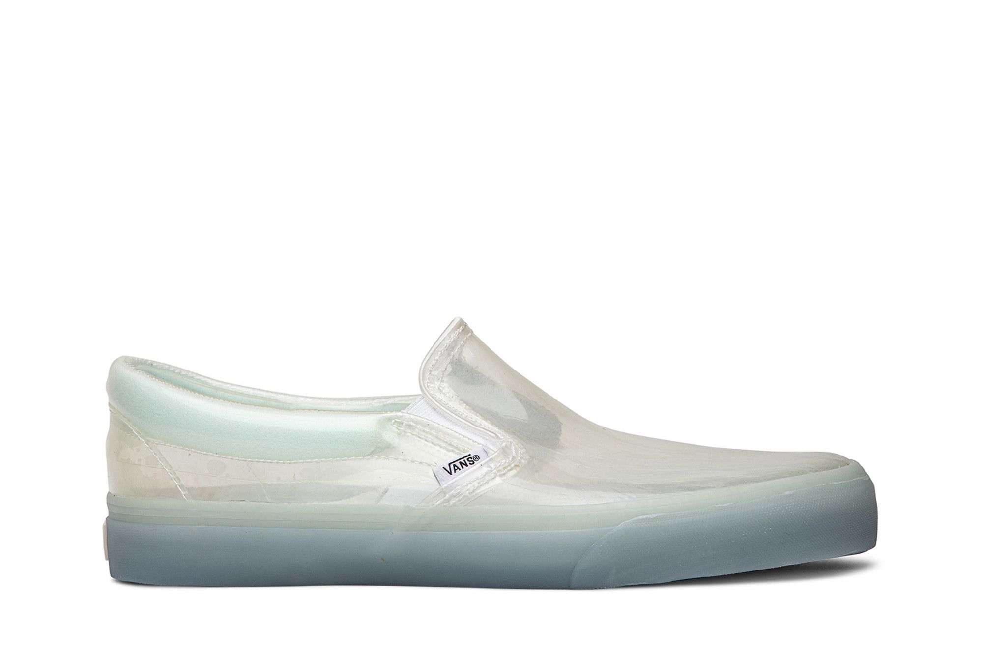 Vans best sale clear sole