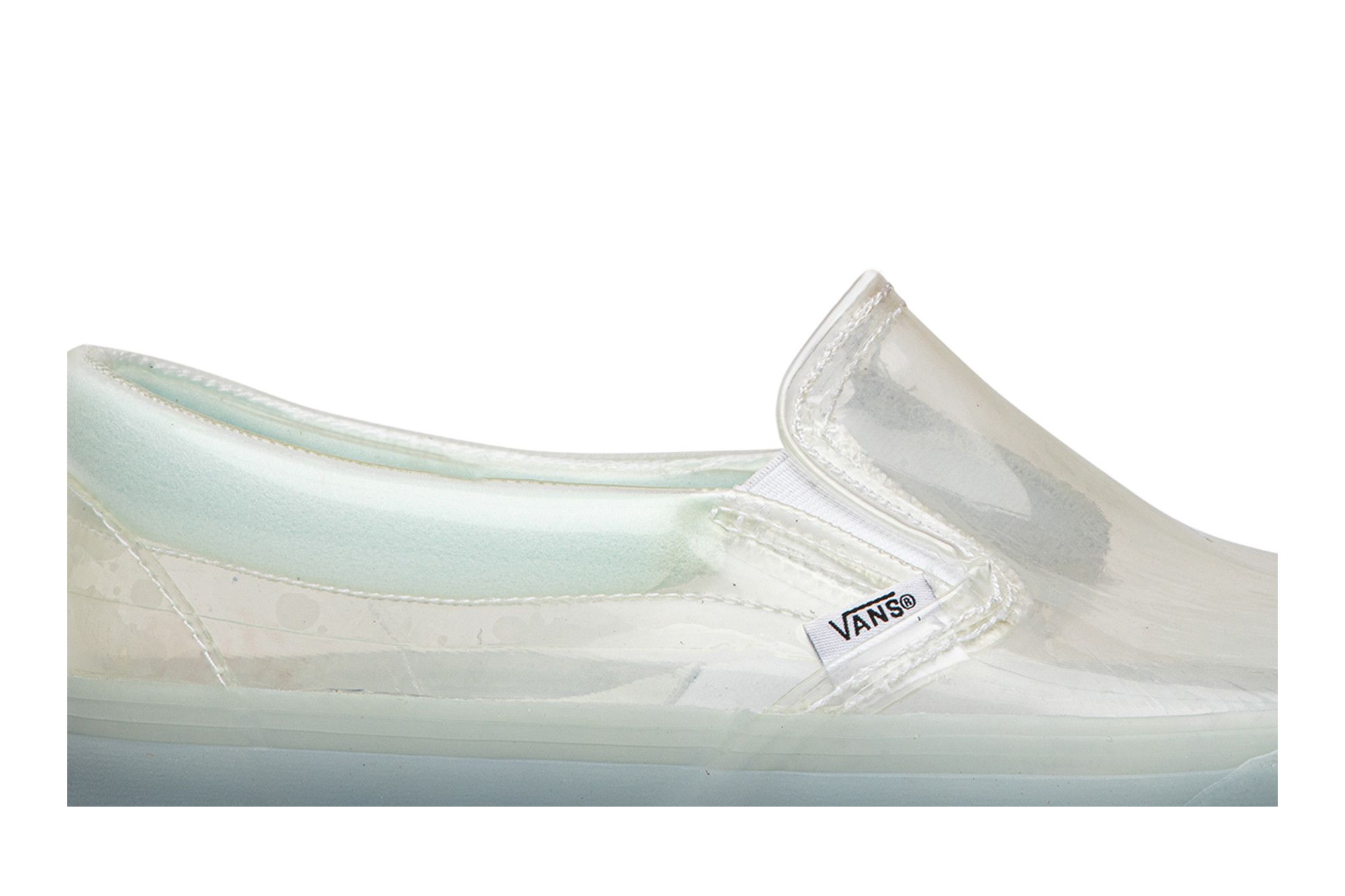 Size 13.0 Opening Ceremony x Classic Slip On White Transparent