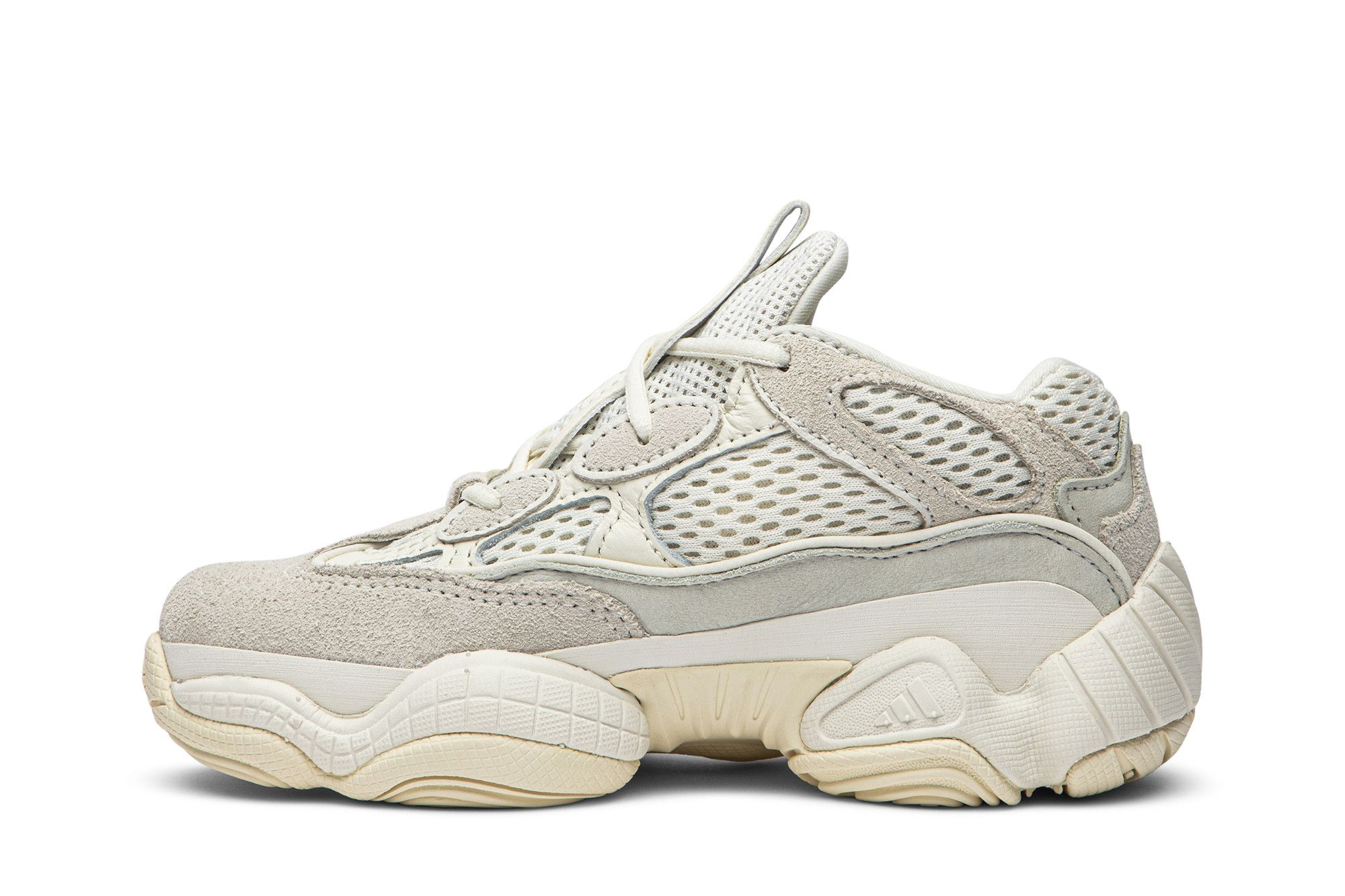 Size 11.0 Yeezy 500 Kids Bone White