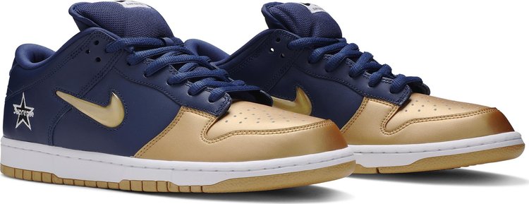 Supreme x Dunk SB Low QS Metallic Gold