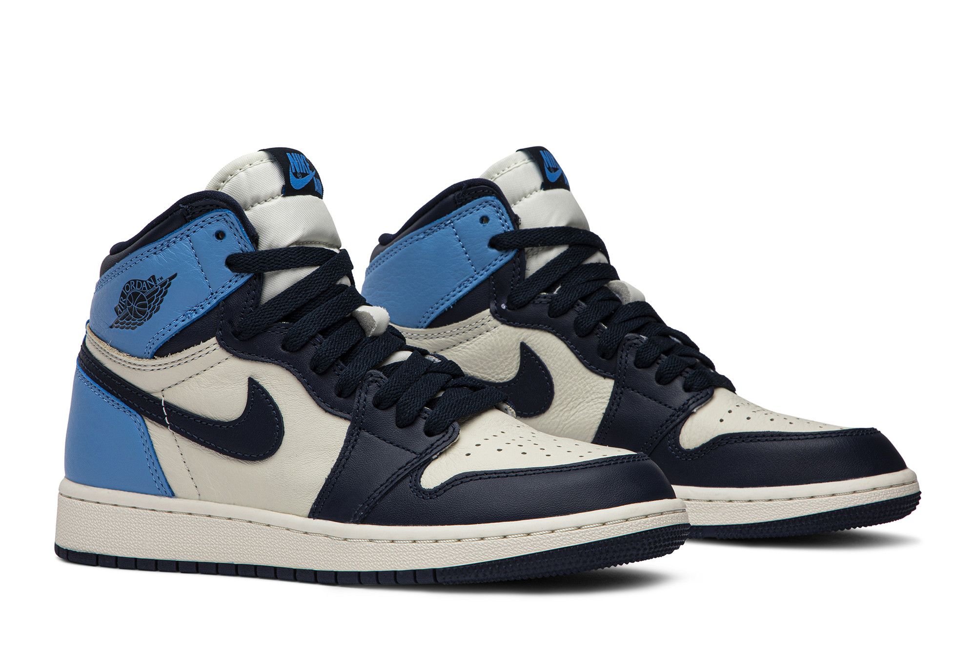 Size 3.5 Air Jordan 1 Retro High OG GS Obsidian