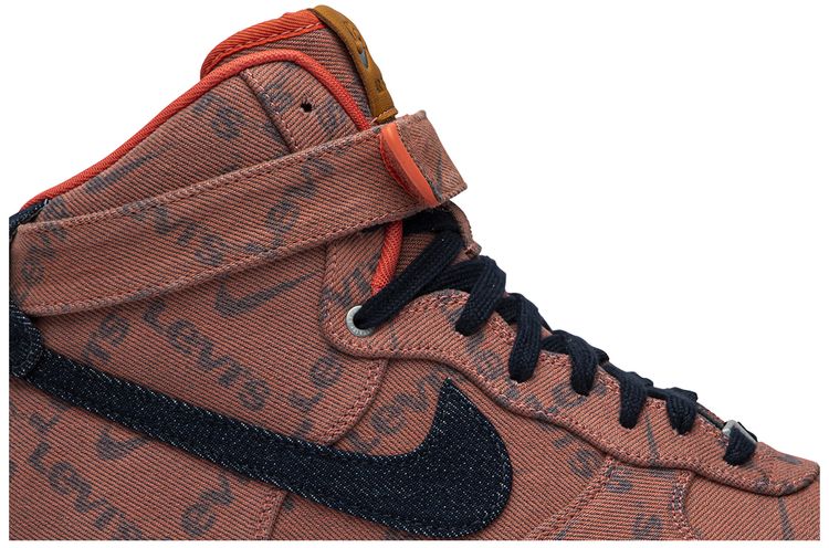 Levis x Nike By You x Air Force 1 High Exclusive Denim