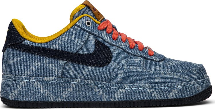 Levi's x Nike By You Air Force 1 'Exclusive Denim' GOAT