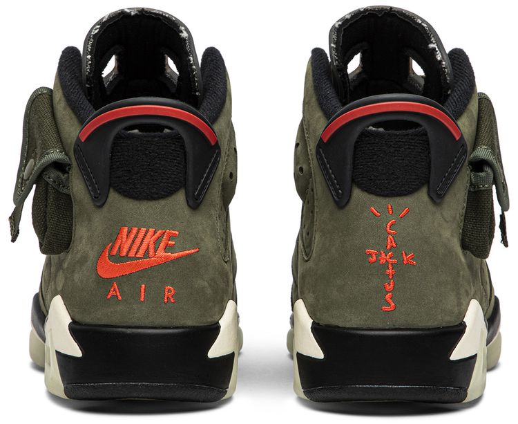 Travis Scott x Air Jordan 6 Retro GS Olive