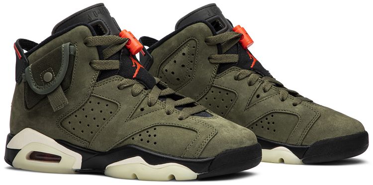 Travis Scott x Air Jordan 6 Retro GS Olive