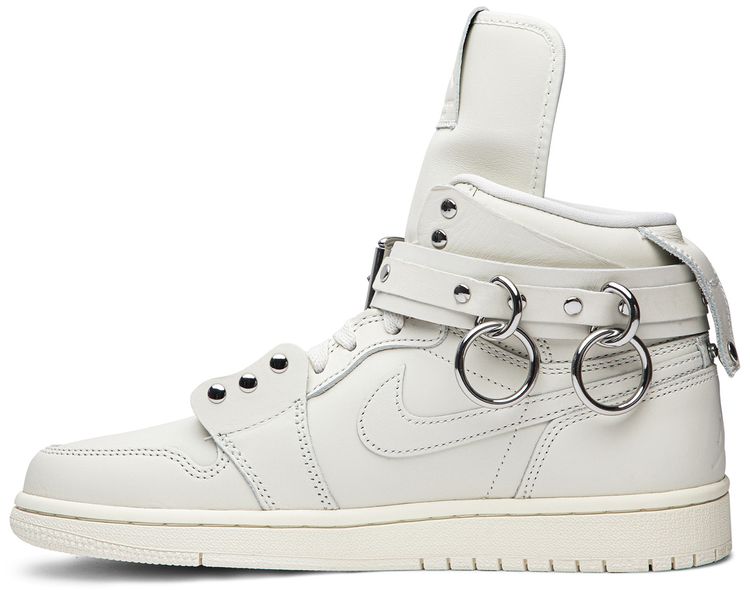 Comme des Garcons x Air Jordan 1 Retro Strap High White