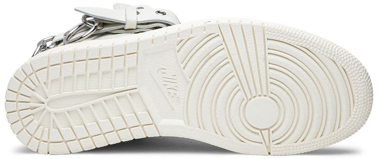 Comme des Garcons x Air Jordan 1 Retro Strap High White