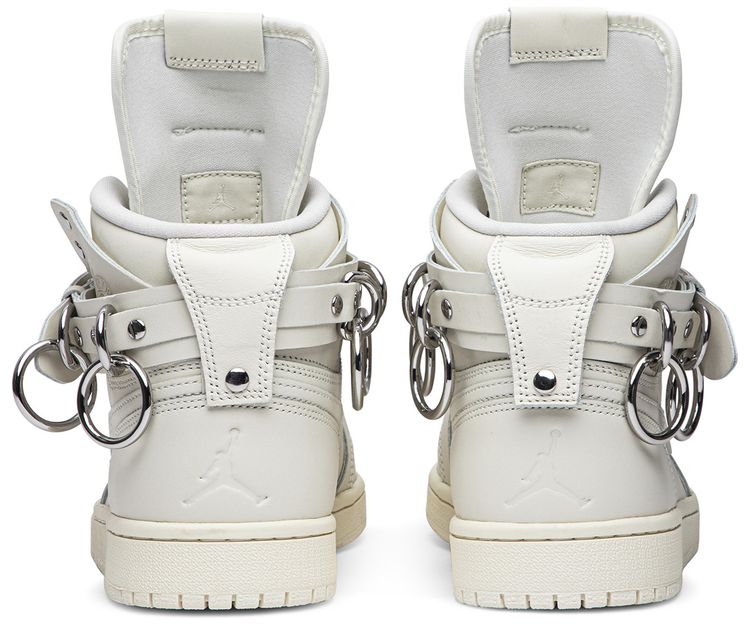 Comme des Garcons x Air Jordan 1 Retro Strap High White