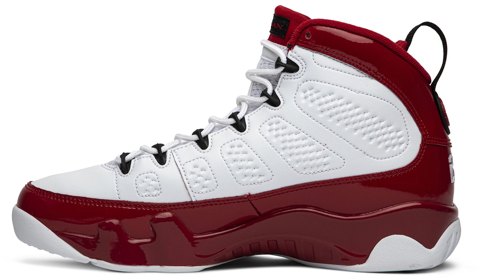 jordan 9 retro red and white