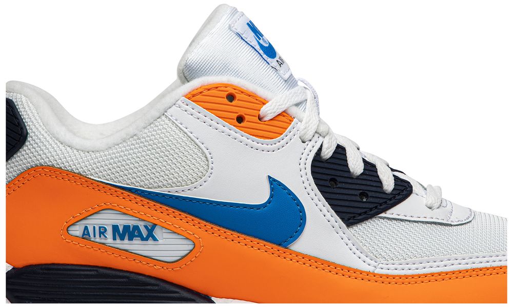 half blue half orange air max