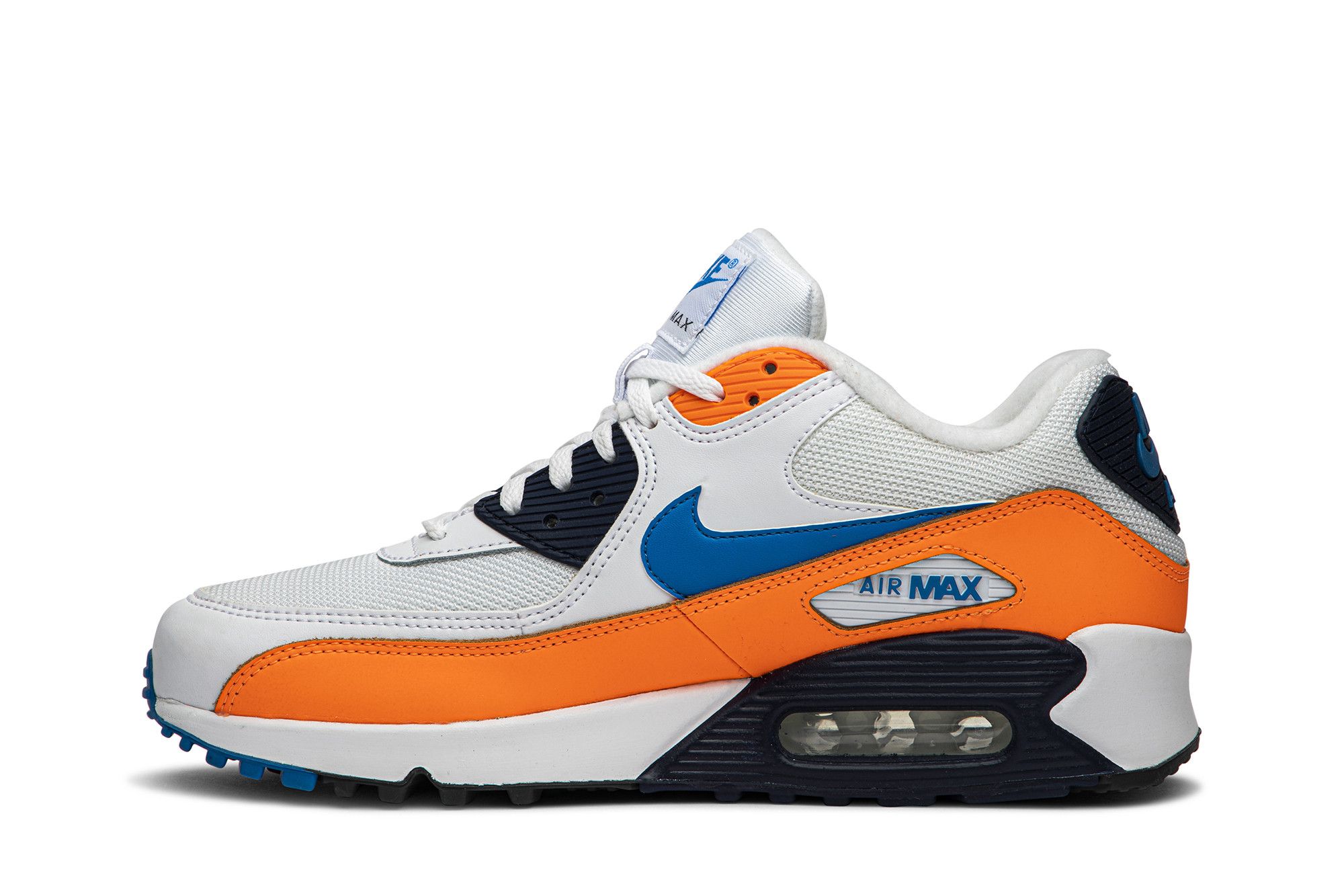 Buy Air Max 90 Orange Blue AJ1285 104 GOAT