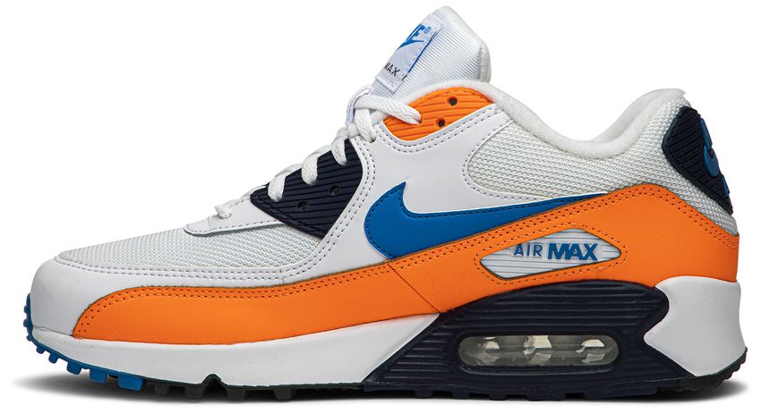 half blue half orange air max