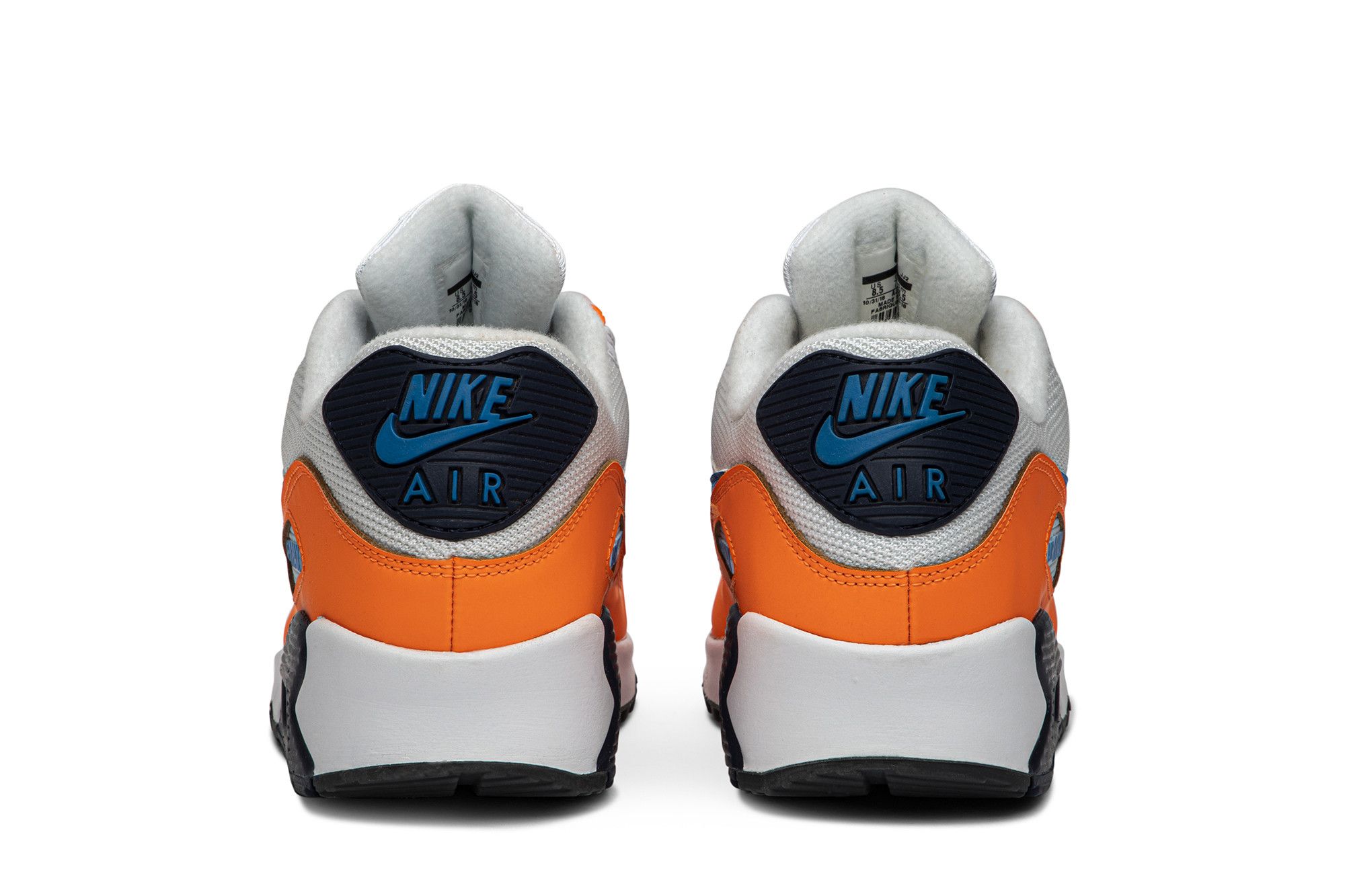 Buy Air Max 90 Orange Blue AJ1285 104 GOAT