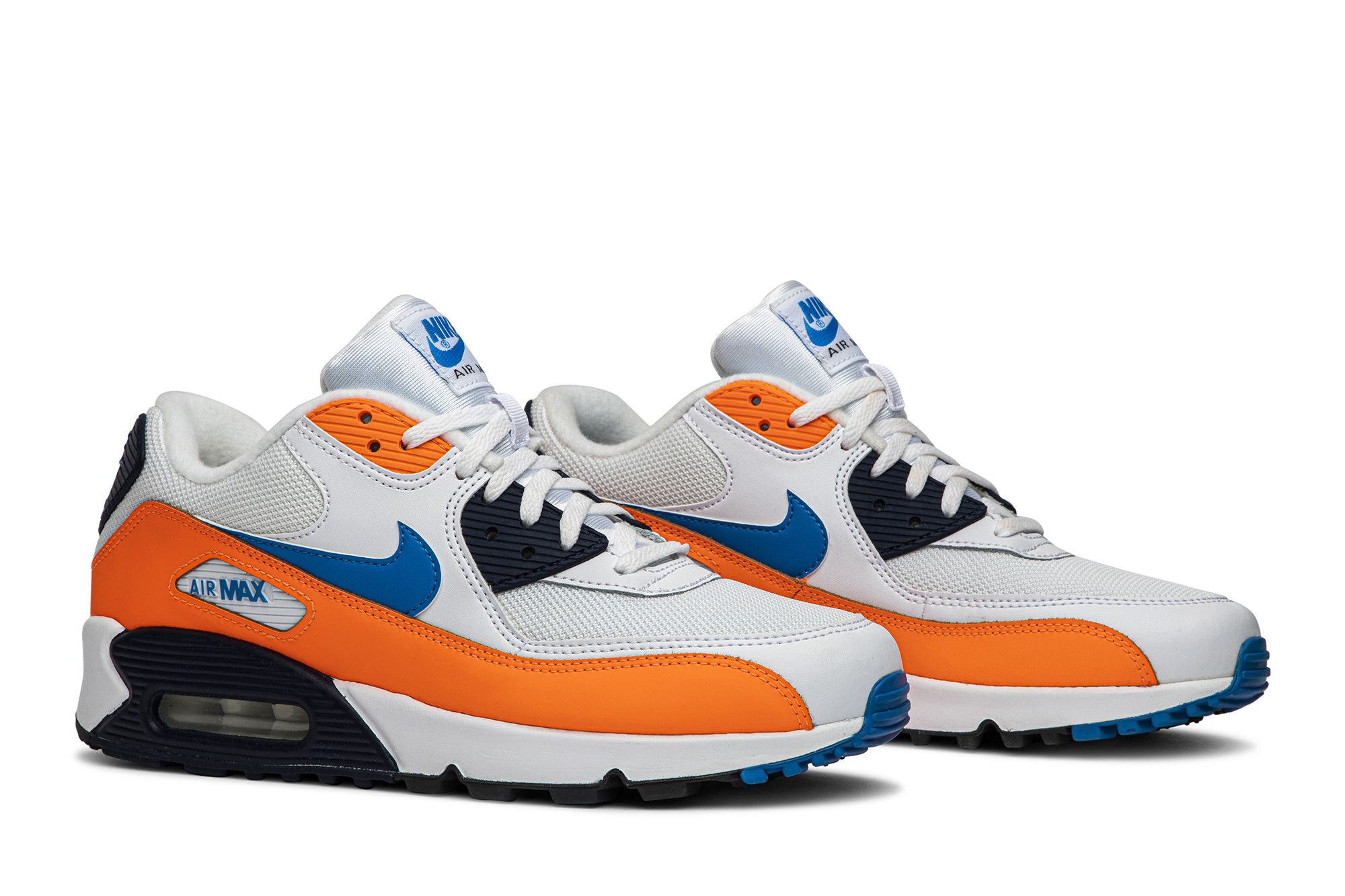 Buy Air Max 90 Orange Blue AJ1285 104 GOAT