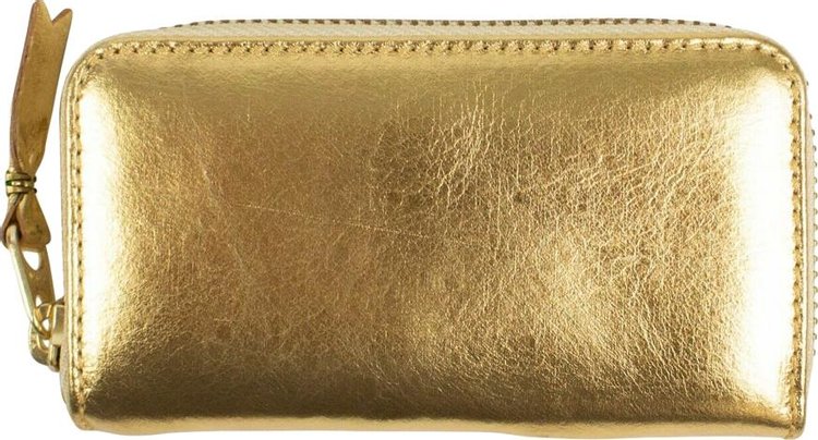 Comme des Garçons Leather Mini Wallet Coin Purse 'Gold'