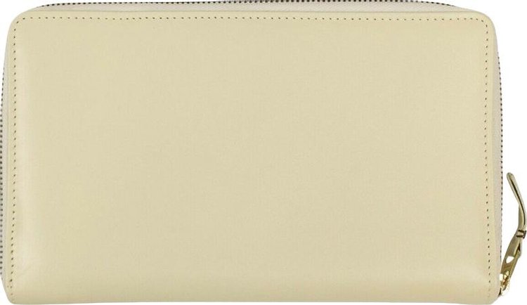 Comme des Garçons Leather Travel Organizer Wallet 'Cream'