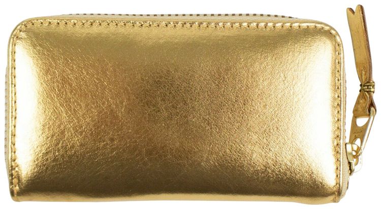 Comme des Garcons Leather Mini Wallet Coin Purse Gold