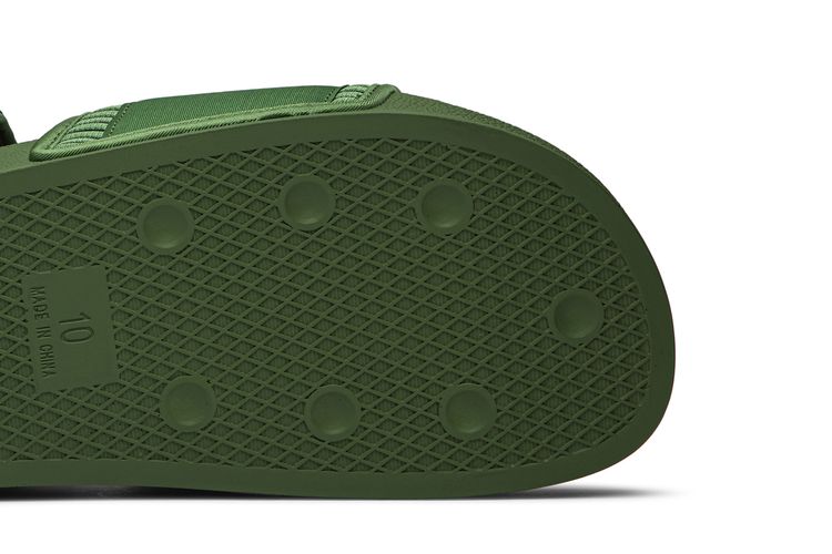 Adidas x Pharrell Williams Adilette 2.0 Tribe Green Sandals FU7611 Buy Pharrell x adidas Adilette 2.0 Sandal  main image 4