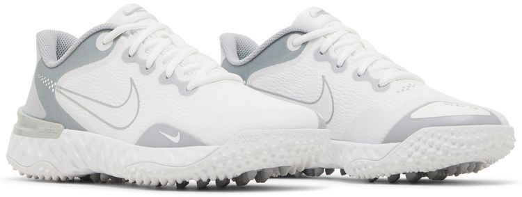 Nike Wmns Alpha Huarache Elite 3 Turf White Metallic Silver