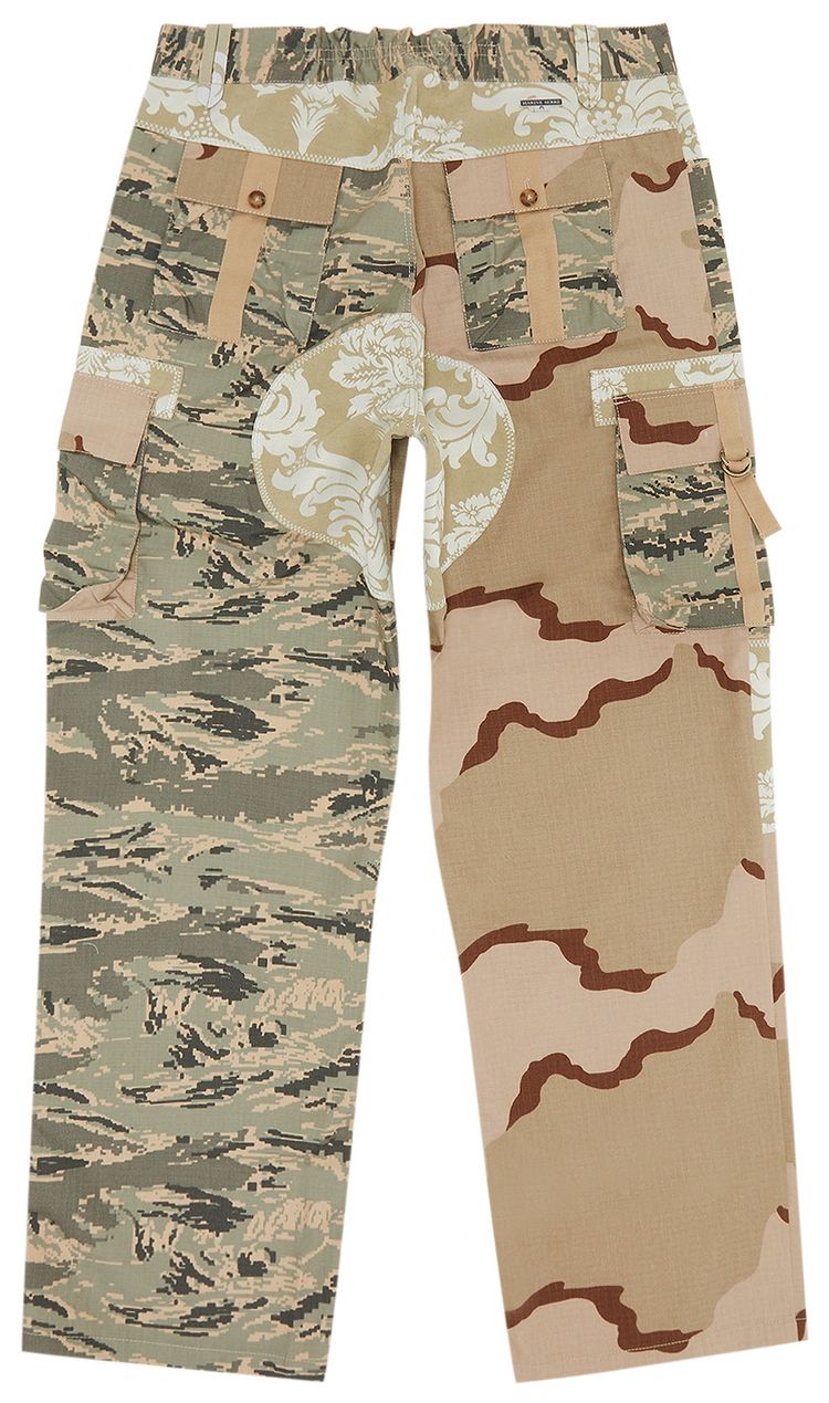 Marine Serre Desert Damask Cargo Pants Beige