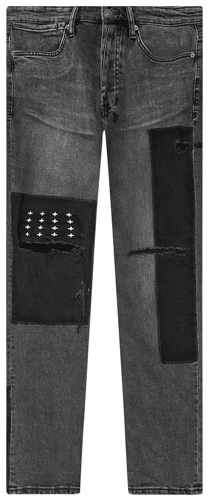 Ksubi Van Winkle Copy Paste Trashed Black