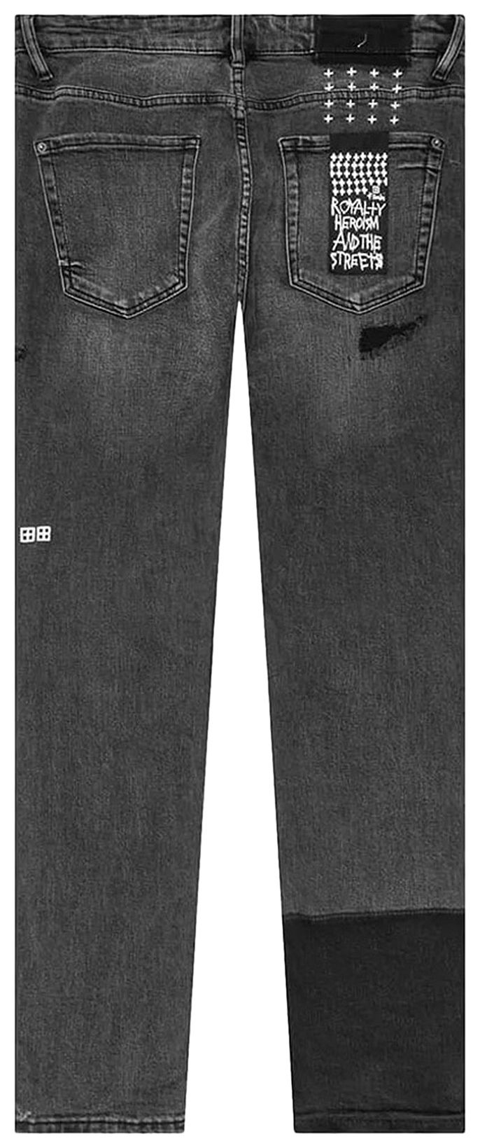 Ksubi Van Winkle Copy Paste Trashed Black