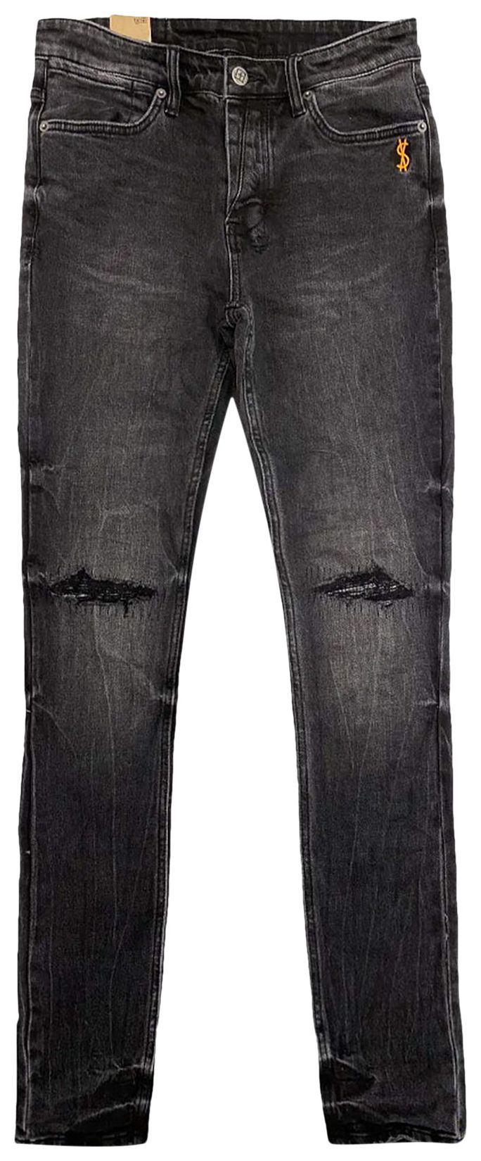 Ksubi Van Winkle Sonic Trashed Pants Black