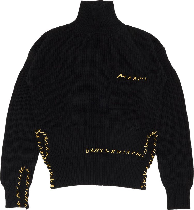 Marni Turtleneck Sweater 'Black'