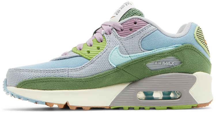 Nike Air Max 90 SE GS Sun Club   Worn Blue Treeline