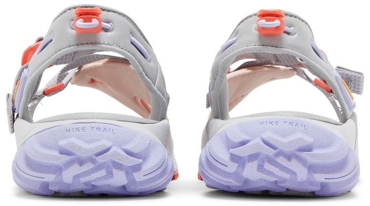 Nike Wmns Oneonta Sandal Flat Silver Arctic Orange