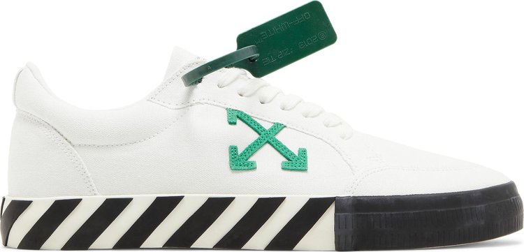 Buy Off-White Vulc Sneaker 'White Green' - OMIA085F22FAB001 0155 | GOAT