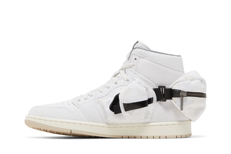 Nike Air Jordan 1 Retro Utility High Men\'s Shoes White DO8727-100 Size 11.5 Nike Air Jordan 1 Retro High OG SP Utility White Black Size  main image 4